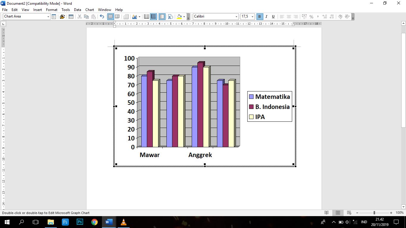 Cara Membuat Grafik Di Word Mudah Cepat Dan Lengkap